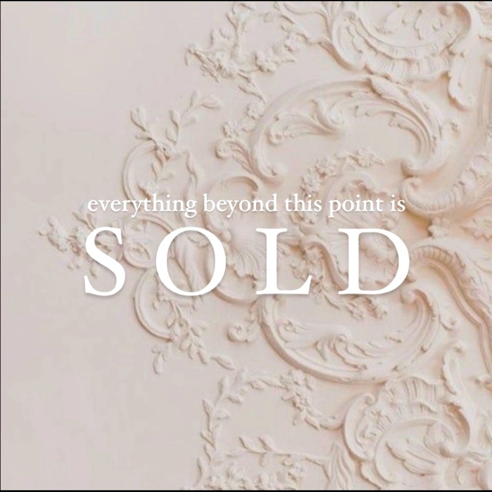 SOLD ITEMS